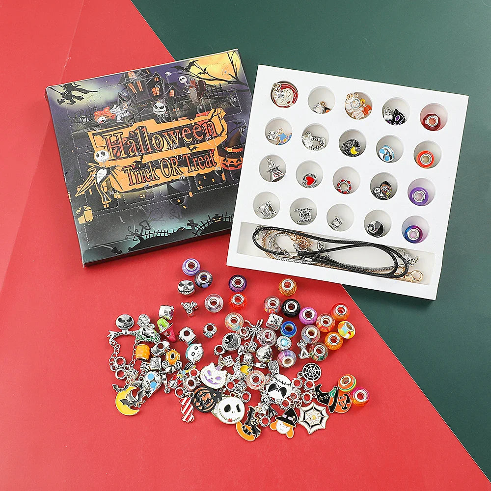 Halloween Blind Box Charm Bracelet Kit DIY Surprise - Tophatter Daily Deals